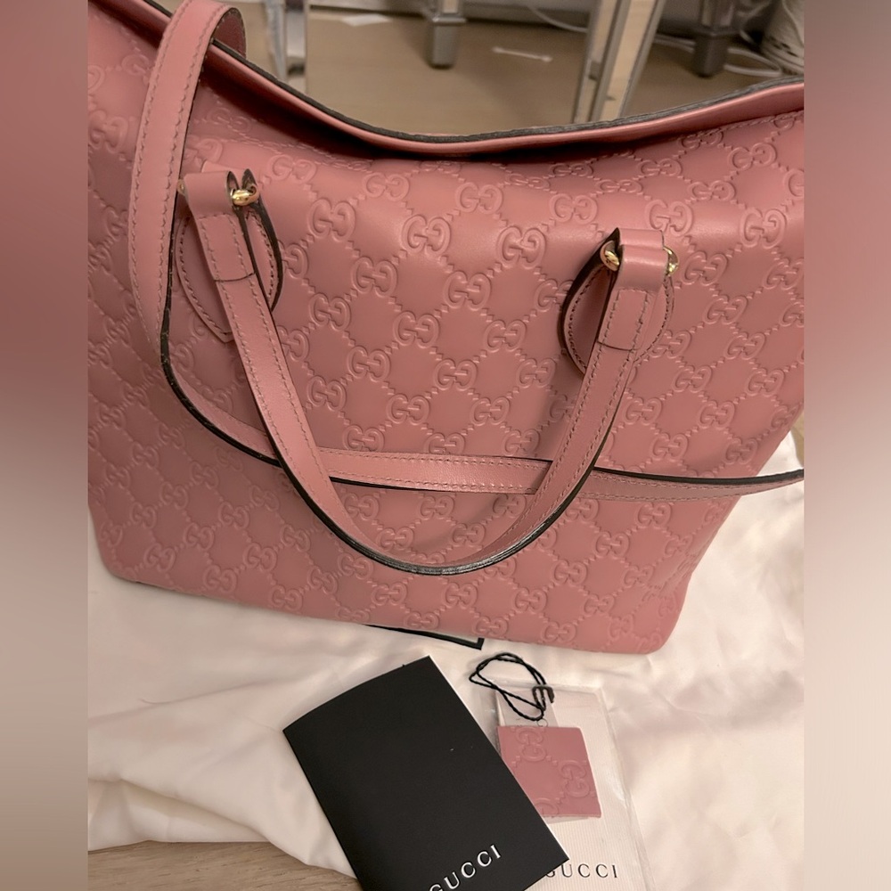 Authentic gucci pink bag